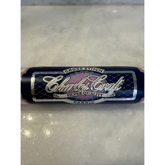 Charles Craft Silver Aida Cloth - 14 Count - 15x18" -White - Picture 2 of 4